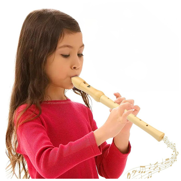V-TONE FL W1 flet prosty sopranowy naturalne drewno wycior etui