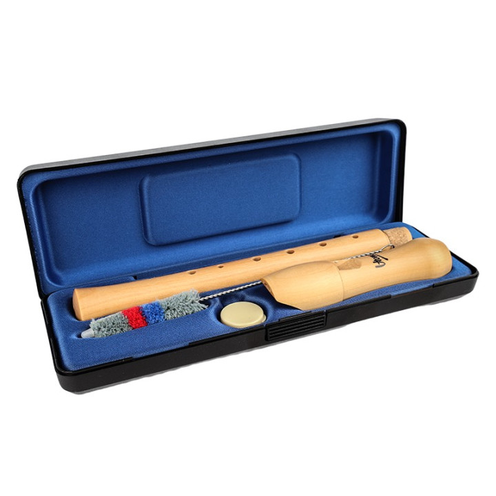 V-TONE FL W1 flet prosty sopranowy naturalne drewno wycior etui
