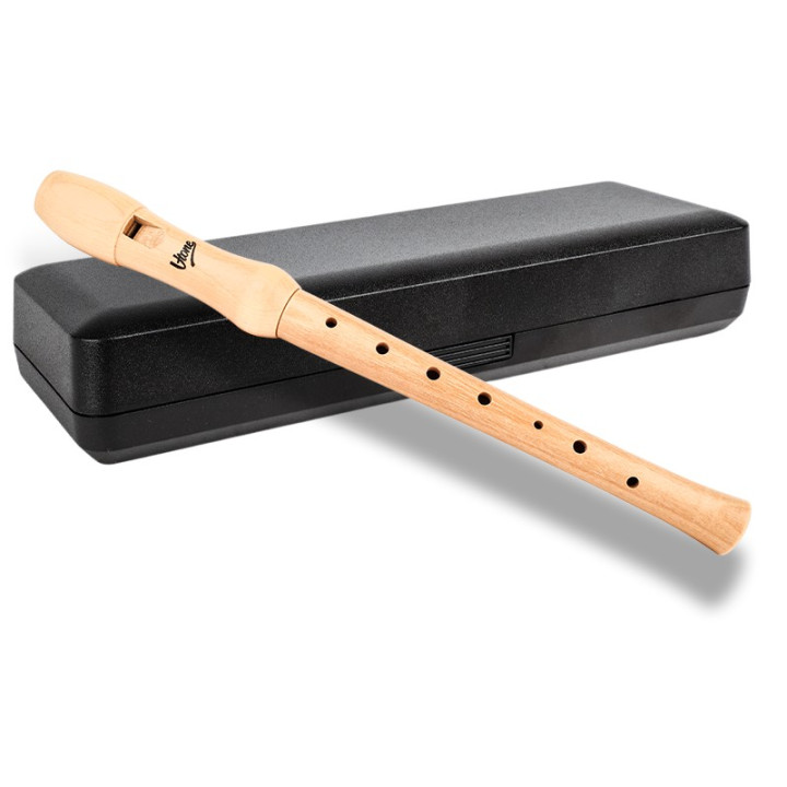 V-TONE FL W1 flet prosty sopranowy naturalne drewno wycior etui