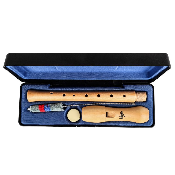 V-TONE FL W1 flet prosty sopranowy naturalne drewno wycior etui
