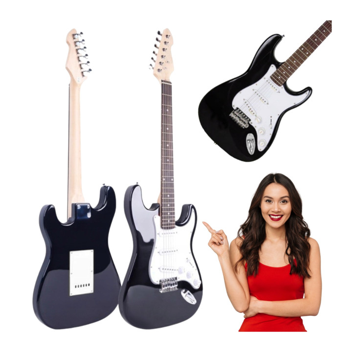 V-TONE EST 22 BK gitara elektryczna 4/4 stratocaster