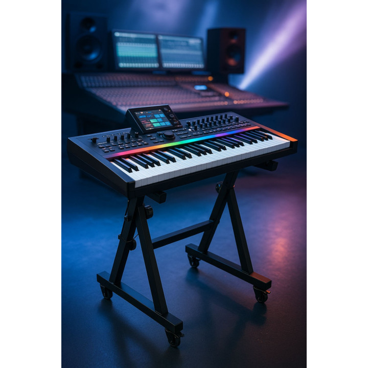 MOZOS KSX6 Statyw klawiszowy pod keyboard pianino na kołach