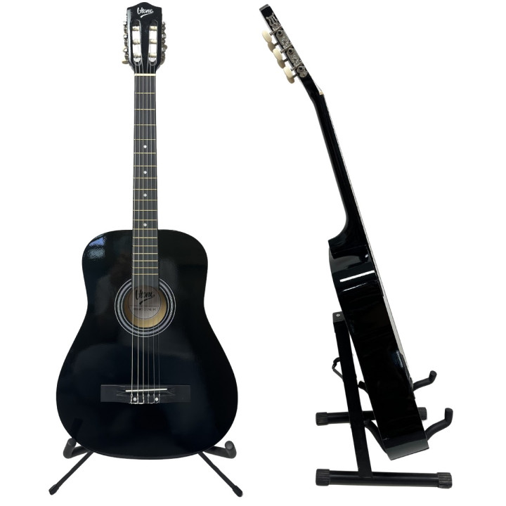 V-TONE BCG BK gitara klasyczna 4/4 czarna do nauki dla początkujących