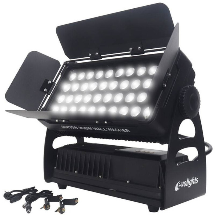 EVOLIGHTS 40X10W RGBW WALL WASHER oświetlacz zewnętrzny IP65