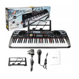 MQ 6115L keyboard edukacyjny podświetlane klawisze + mikrofon