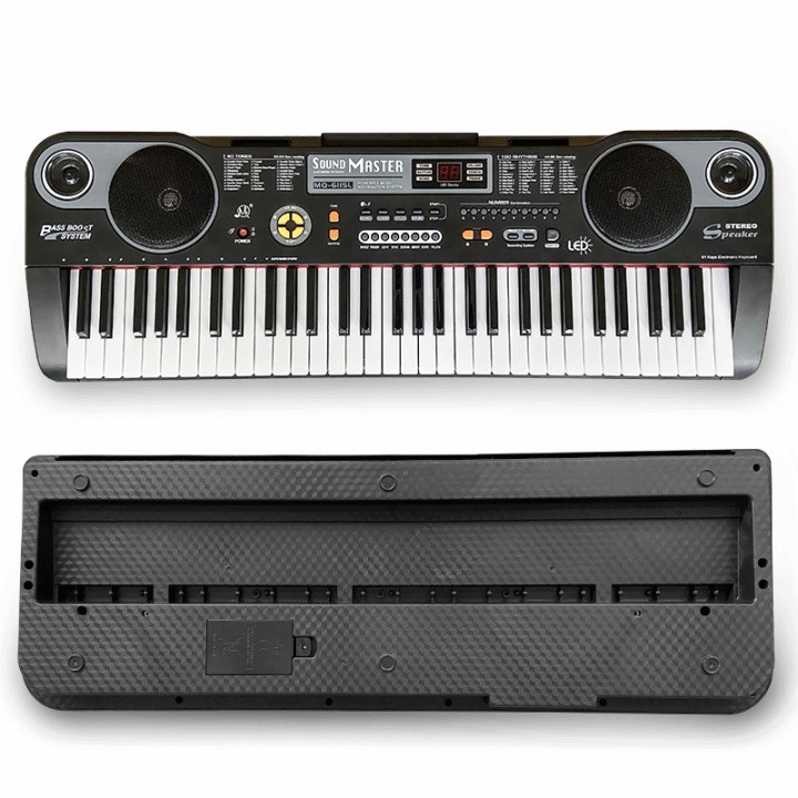 MQ 6115L keyboard edukacyjny podświetlane klawisze + mikrofon