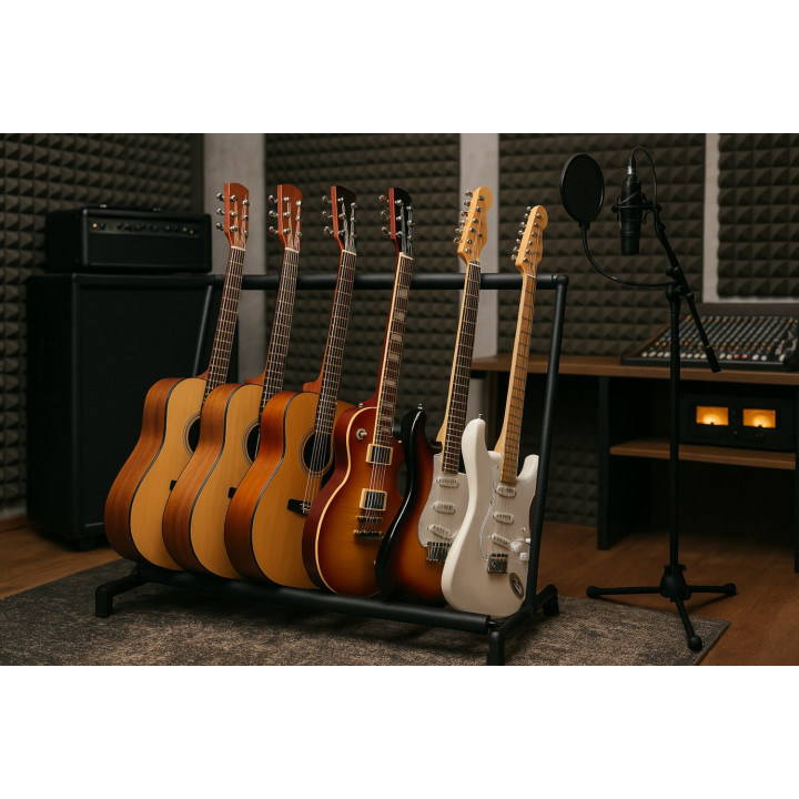 MOZOS STND-5 Uchwyt stojak statyw na 5 gitar