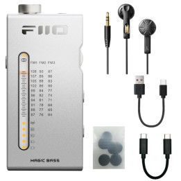 FiiO RR11 Przenośne radio FM srebrne