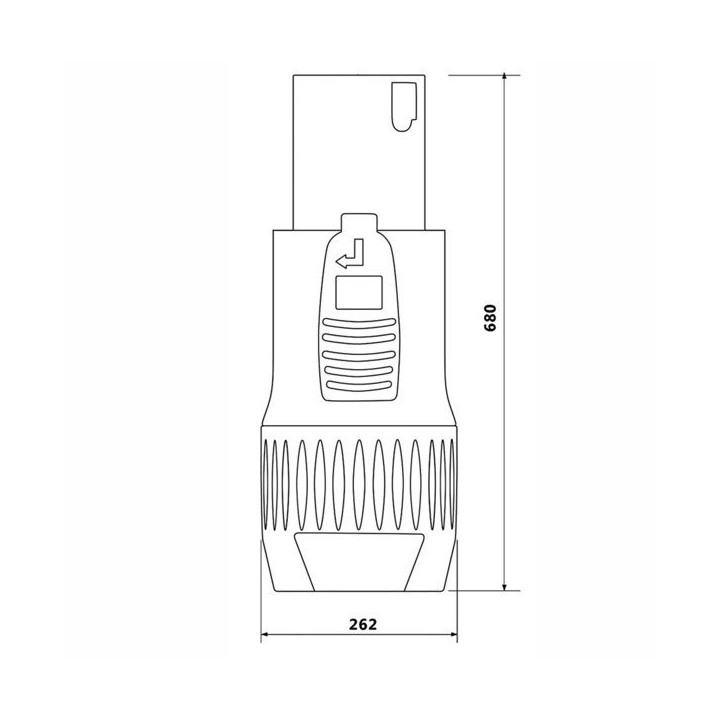 ROXTONE RP031 wtyk głośnikowy SpeakON 4-pin niebieski