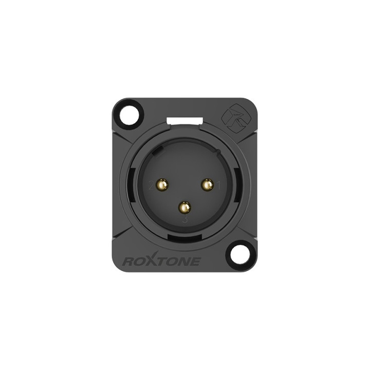 ROXTONE RX3FD-BG gniazdo XLR męskie tablicowe panelowe