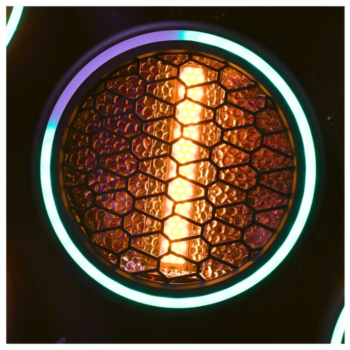 EVOLIGHTS LUMEN 7 RING 7x30W RGB LED reflektor vintage retro