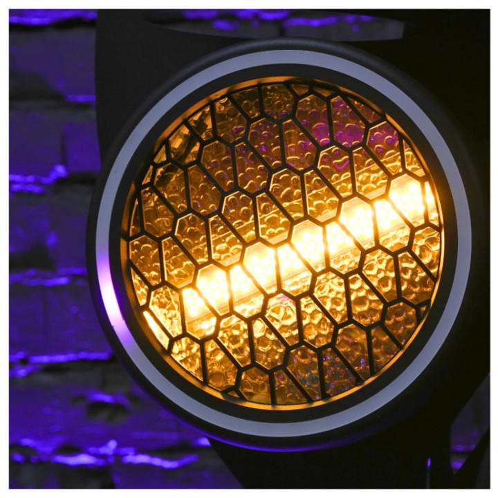 EVOLIGHTS LUMEN 7 RING 7x30W RGB LED reflektor vintage retro