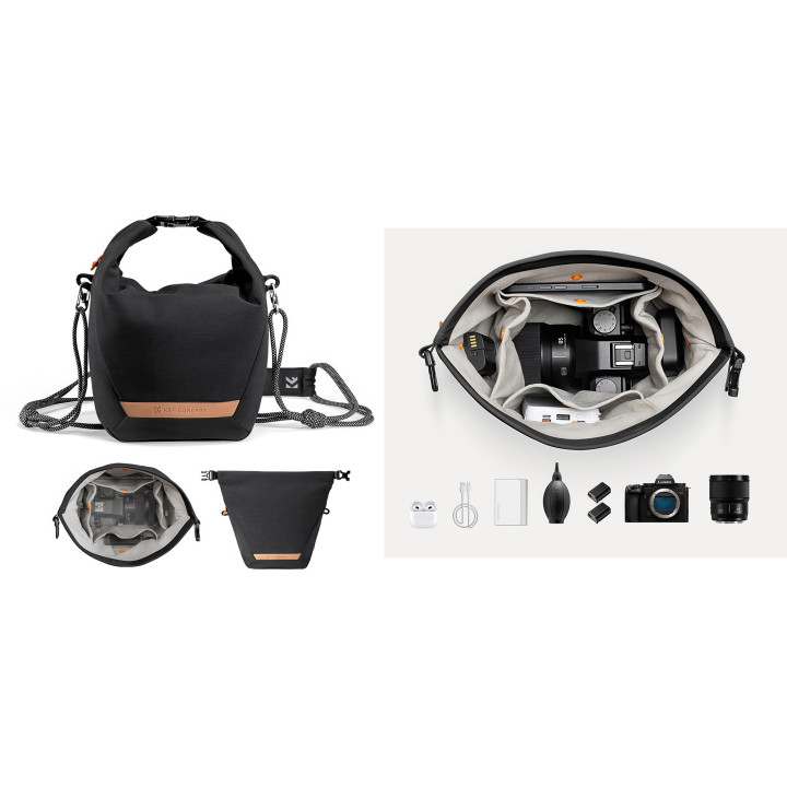 K&F Concept Urban Wander Sling U11 Torba fotograficzna 5 L czarna