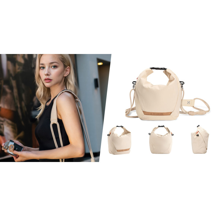 K&F Concept Urban Wander Sling U11 Torba fotograficzna 5 L beżowa