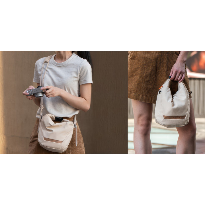 K&F Concept Urban Wander Sling U11 Torba fotograficzna 5 L beżowa
