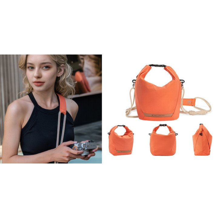 K&F Concept Urban Wander Sling U11 Torba fotograficzna 5L pomarańczowa