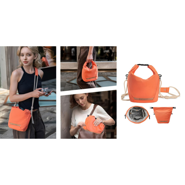 K&F Concept Urban Wander Sling U11 Torba fotograficzna 5L pomarańczowa