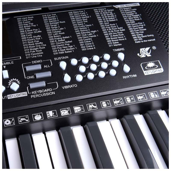MK 2117L keyboard 61 klawiszy z mikrofonem