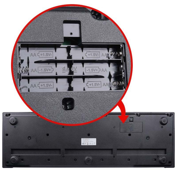 MK 2117L keyboard 61 klawiszy z mikrofonem