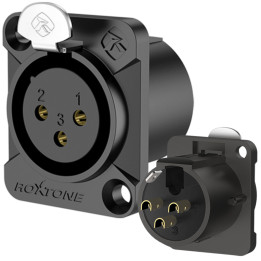 ROXTONE RX3FD-BG gniazdo XLR tablicowe panelowe