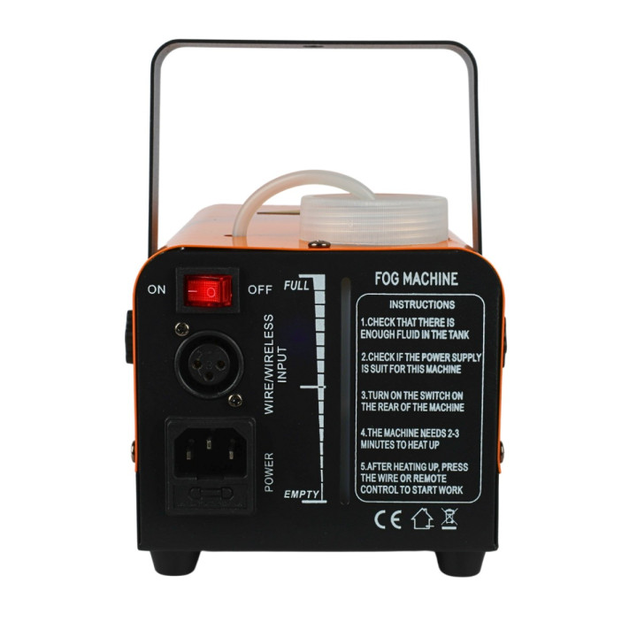 LIGHT4ME FOGIC 400W LED generator wytwornica dymu mgły RGB pilot