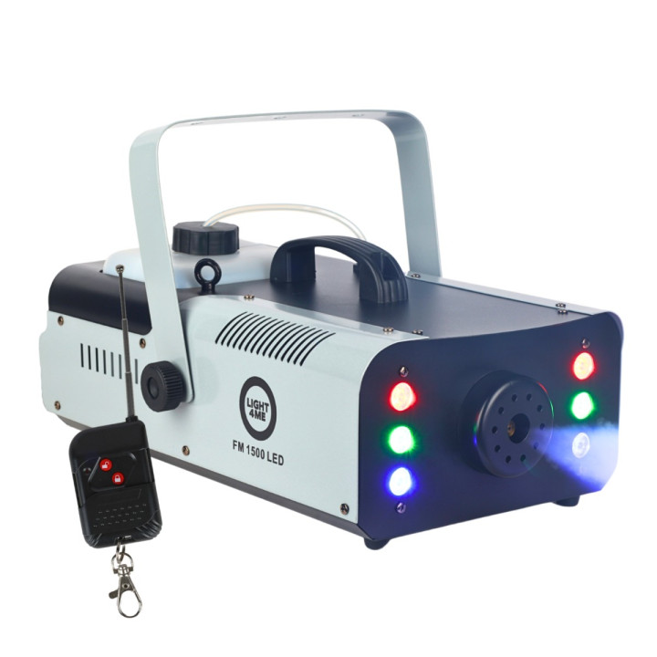 LIGHT4ME FM 1500 LED generator wytwornica dymu 6x1W RGB pilot