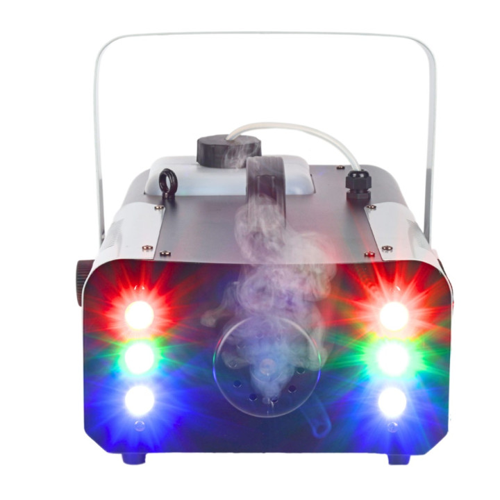 LIGHT4ME FM 1500 LED generator wytwornica dymu 6x1W RGB pilot