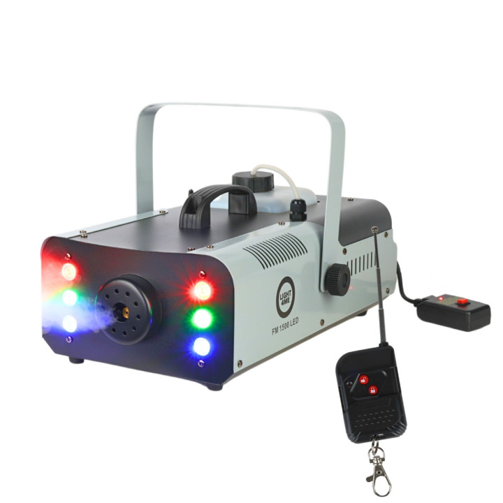 LIGHT4ME FM 1500 LED generator wytwornica dymu 6x1W RGB pilot
