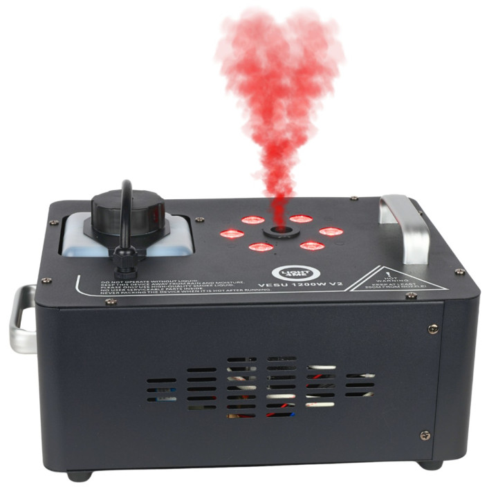 LIGHT4ME VESU 1200W V2 generator wytwornica dymu pionowego LED pilot