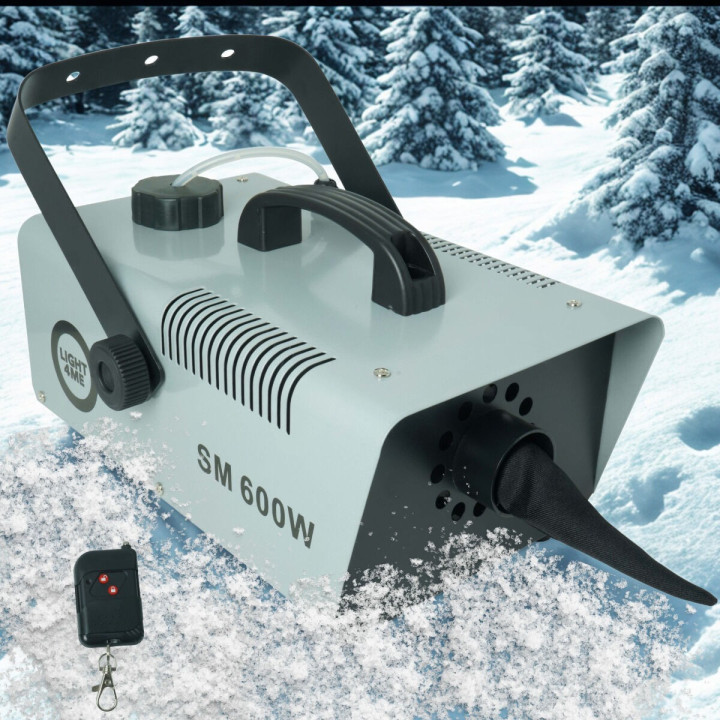 LIGHT4ME SM 600W generator wytwornica śniegu pilot kontroler