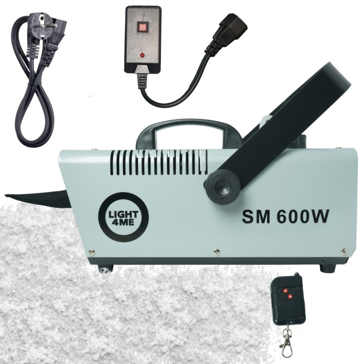 LIGHT4ME SM 600W generator wytwornica śniegu pilot kontroler