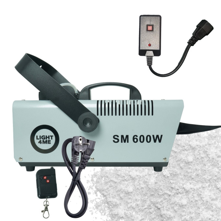 LIGHT4ME SM 600W generator wytwornica śniegu pilot kontroler