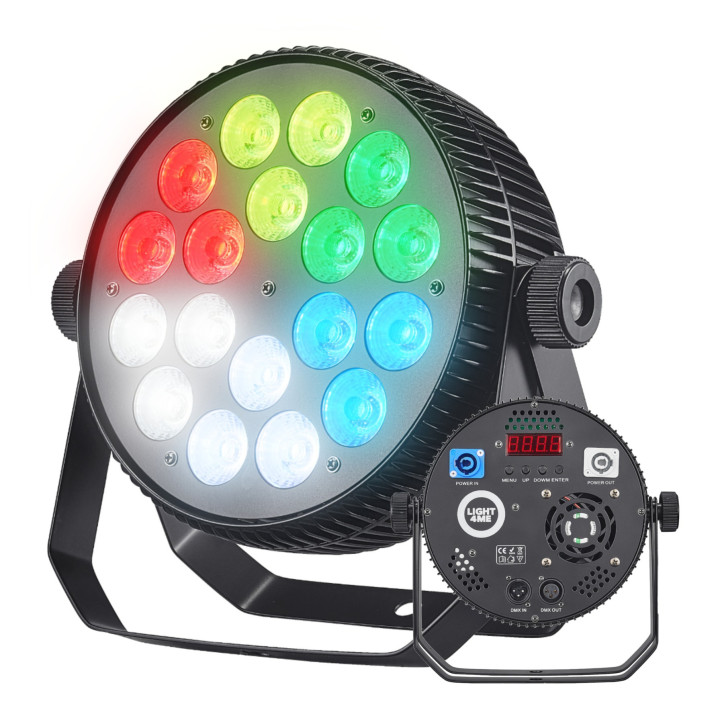 LIGHT4ME PARTY PAR 18x10W RGBW reflektor sceniczny LED DMX