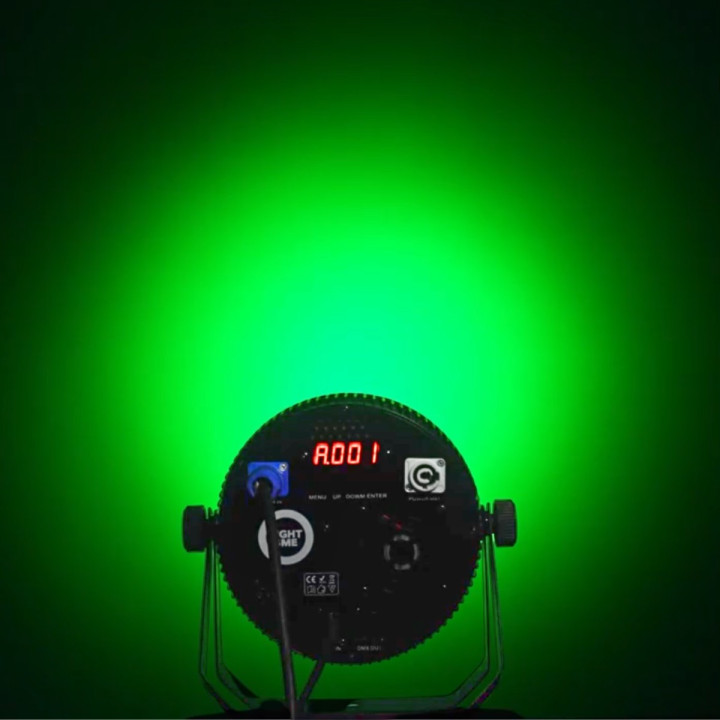 LIGHT4ME PARTY PAR 18x10W RGBW reflektor sceniczny LED DMX