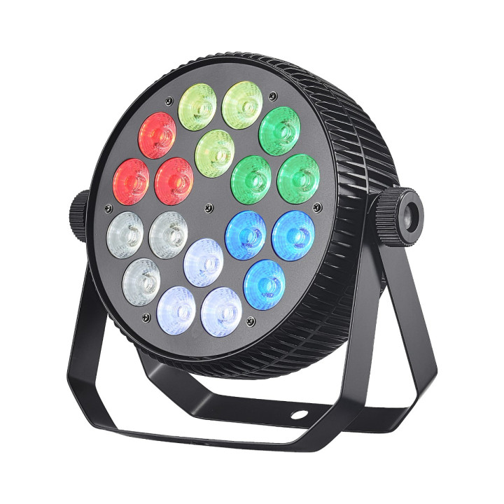 LIGHT4ME PARTY PAR 18x10W RGBW reflektor sceniczny LED DMX