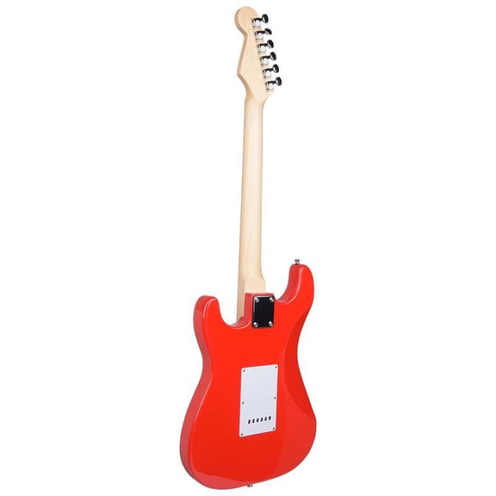 NN EG SET RED zestaw gitarowy gitara elektryczna stratocaster