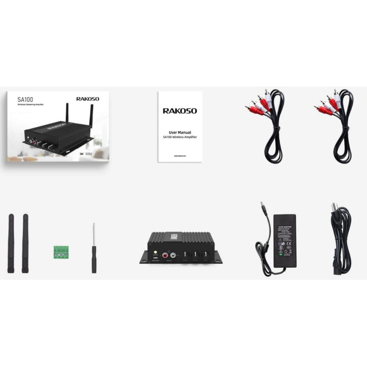 ARYLIC SA100 odtwarzacz sieciowy do zabudowy Wi-Fi bluetooth 100W