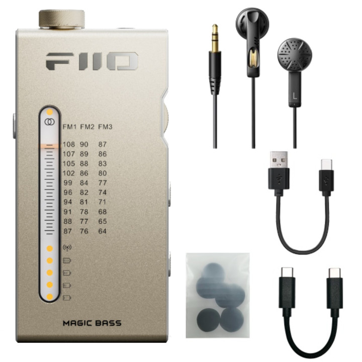 FiiO RR11 Przenośne radio FM złote