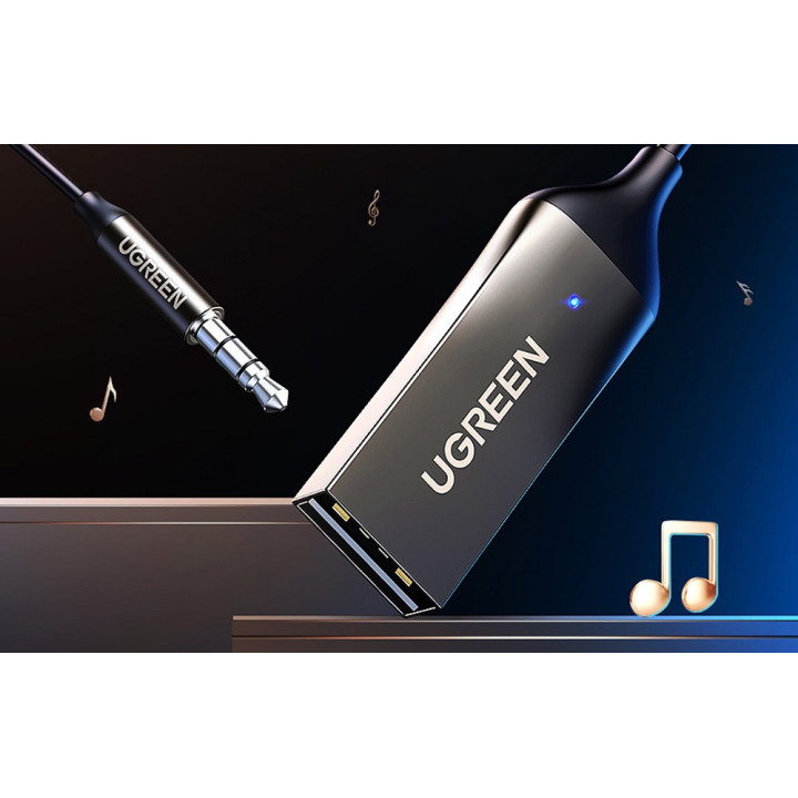 UGREEN 70601B Odbiornik samochodowy Bluetooth
