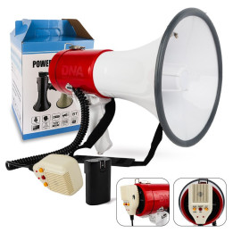 DNA MEGA2 megafon 50W wzmacniacz głosu syrena USB Bluetooth AUX micro