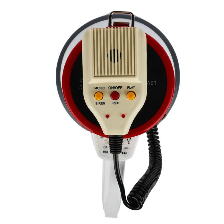DNA MEGA2 megafon 50W wzmacniacz głosu syrena USB Bluetooth AUX micro