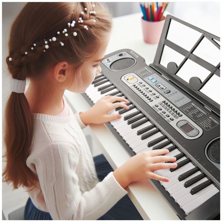 SUPRIMO 6119 KEYBOARD klawisze organy z mikrofonem dla dzieci