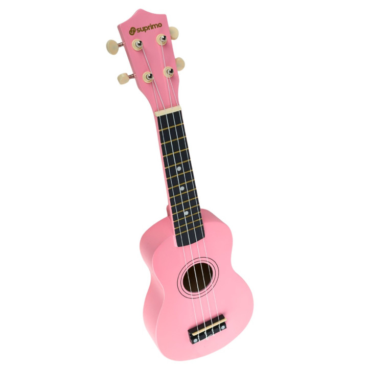 SUPRIMO UK21 PK ukulele sopranowe 21" różowe drewniane dla dzieci