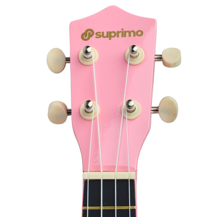 SUPRIMO UK21 PK ukulele sopranowe 21" różowe drewniane dla dzieci