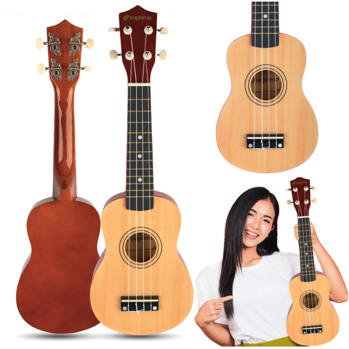 SUPRIMO UK21 NW ukulele sopranowe 21" naturalne drewno dla dzieci