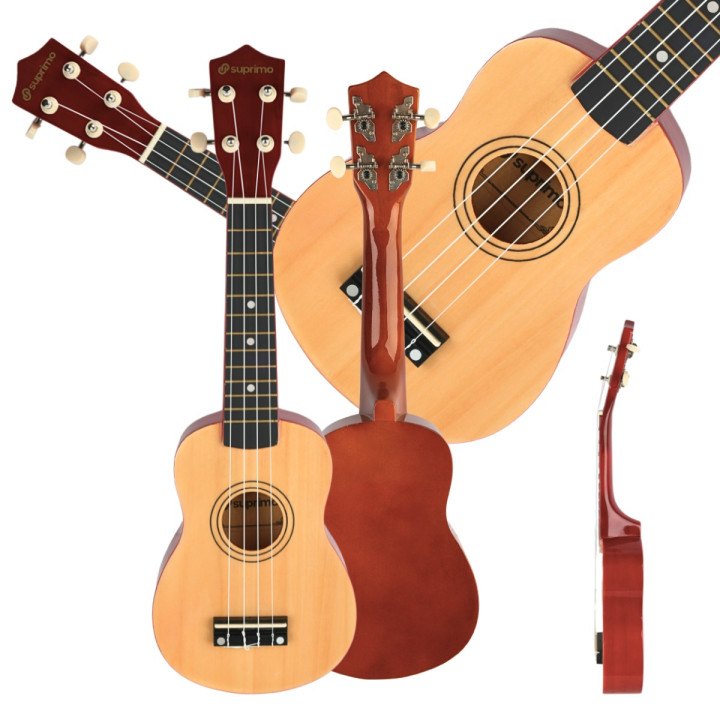 SUPRIMO UK21 NW ukulele sopranowe 21" naturalne drewno dla dzieci