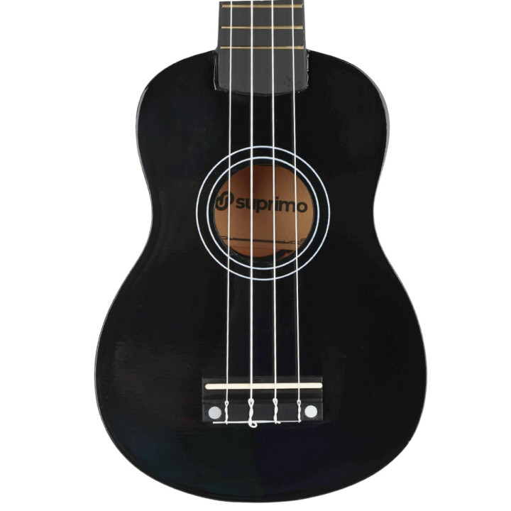 SUPRIMO UK21 BK ukulele sopranowe 21" czarne drewniane dla dzieci