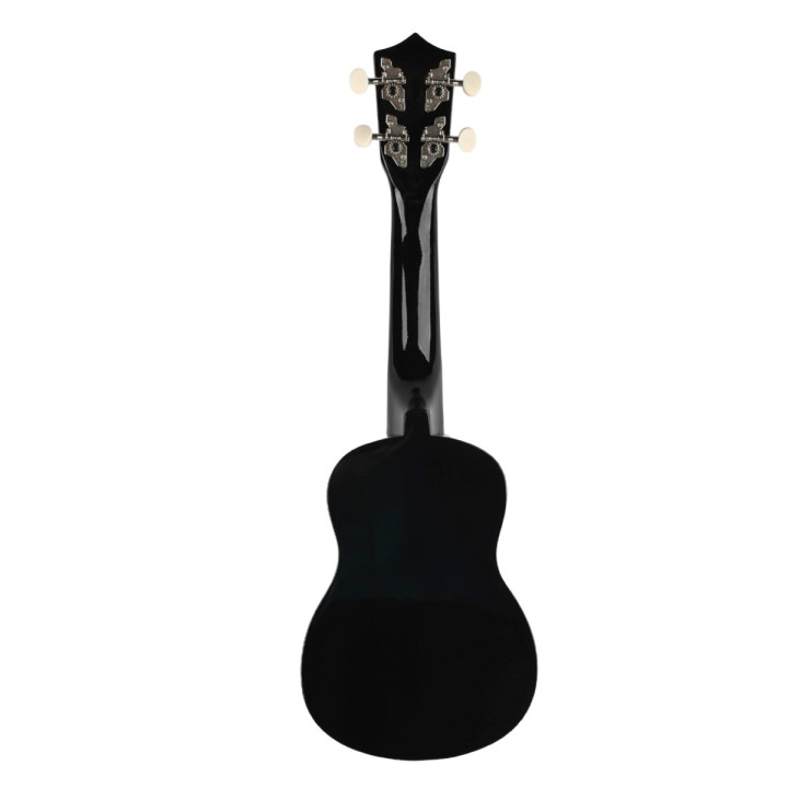 SUPRIMO ukulele sopranowe 21" czarne drewniane pokrowiec 3 kostki