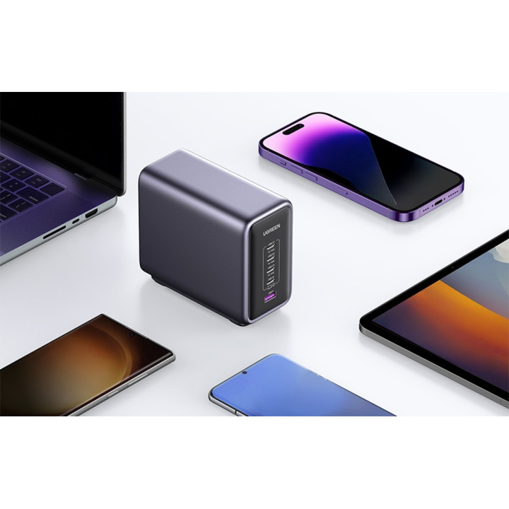 UGREEN Ładowarka sieciowa Nexode USB + 4x USB-C, 300W kabel USB-C 240W