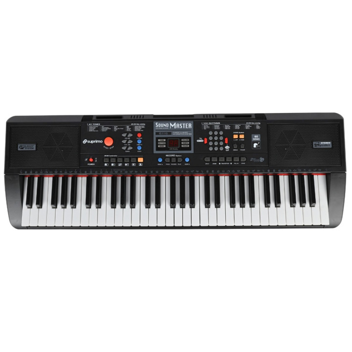 SUPRIMO 6116 keyboard edukacyjny dla dzieci pulpit do nut mikrofon
